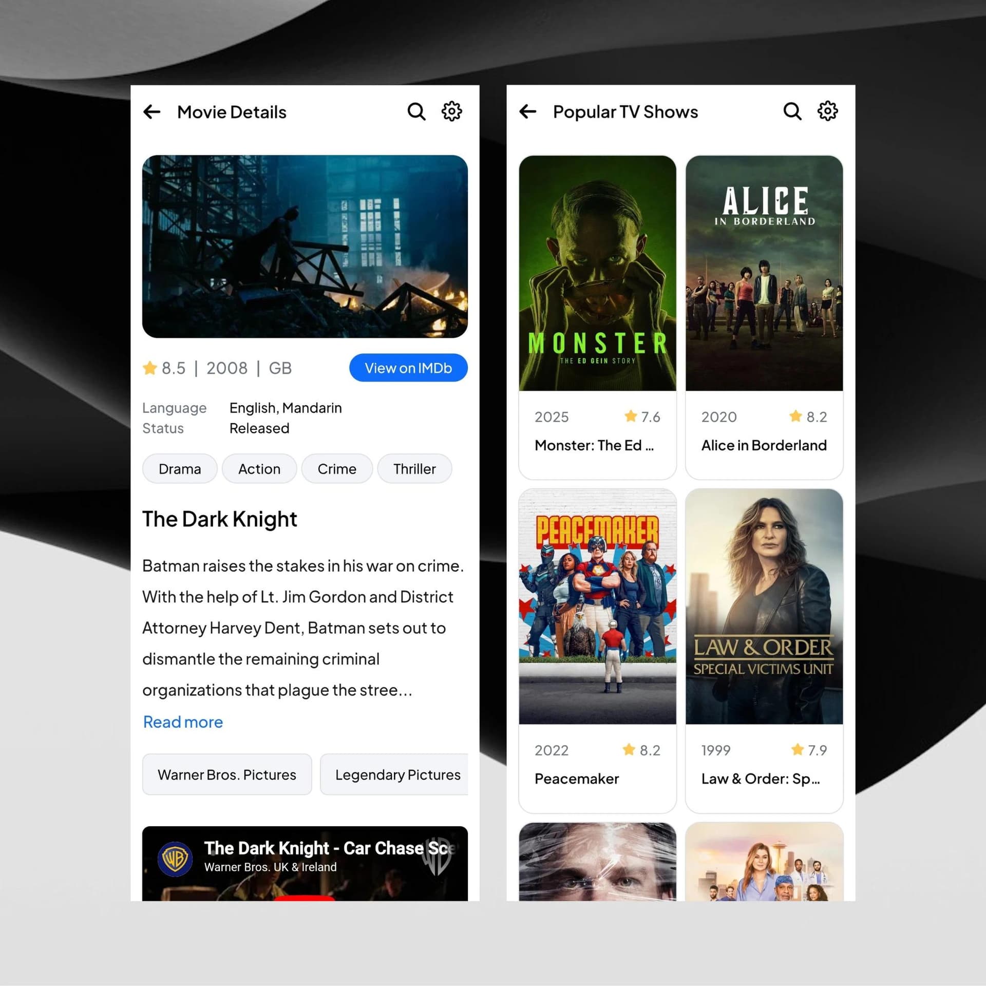 The Movie Database — Image 3 by Danu Pratama as a Web Developer