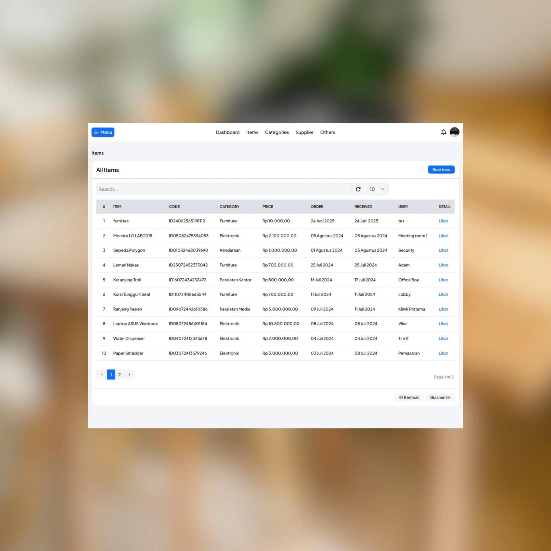 Inventory Control App — Image 4 by Danu Pratama as a Web Developer