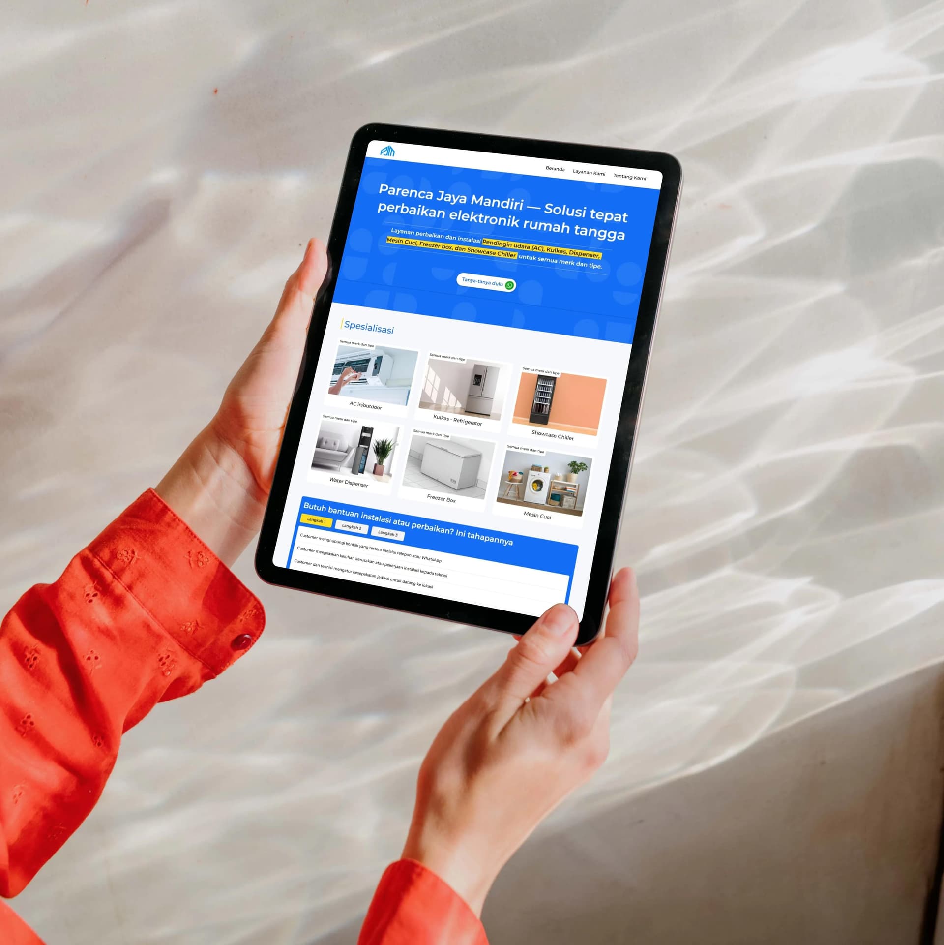 PJM Company Profile — Image 4 by Danu Pratama as a Web Developer