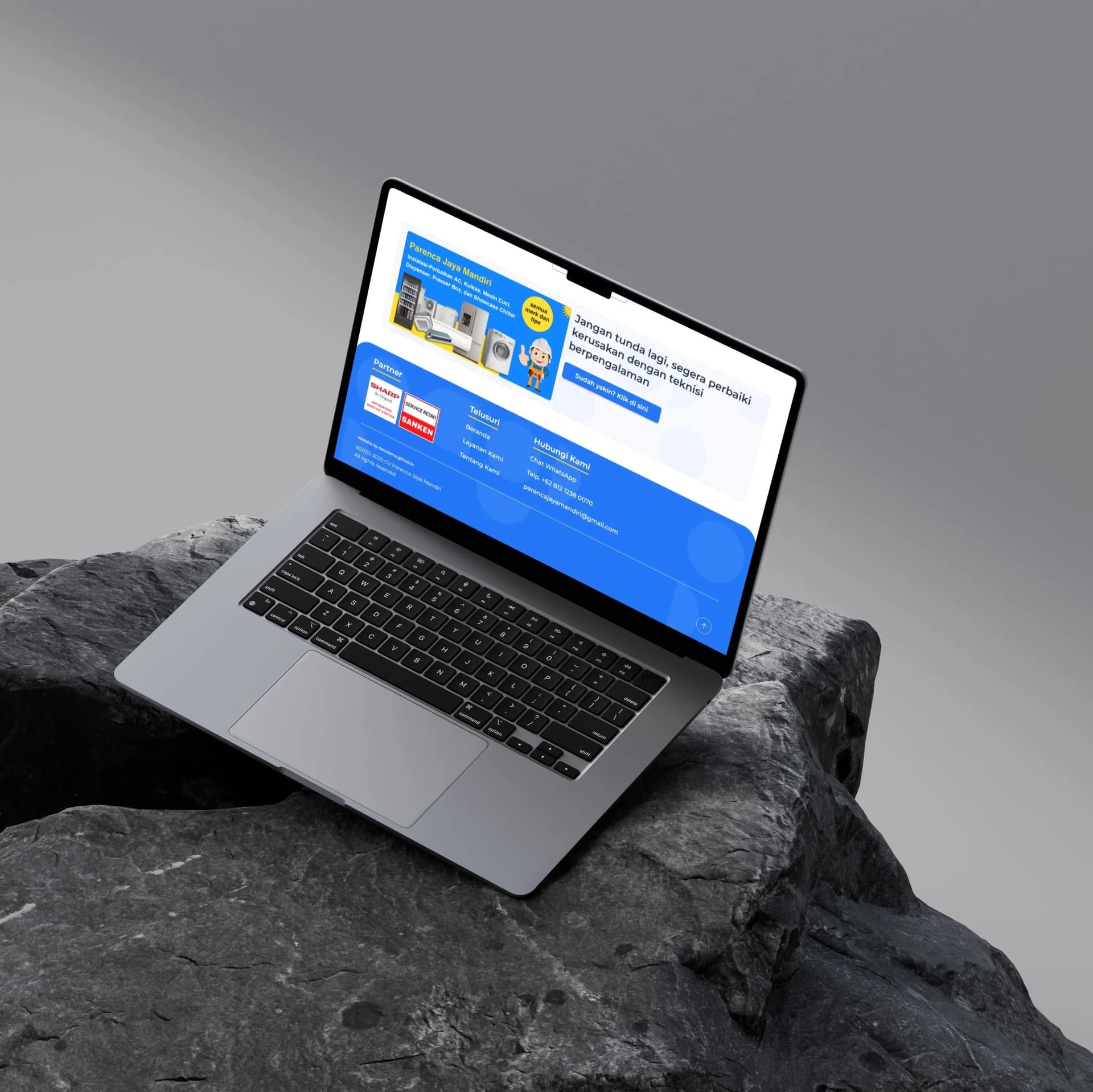 PJM Company Profile — Image 1 by Danu Pratama as a Web Developer