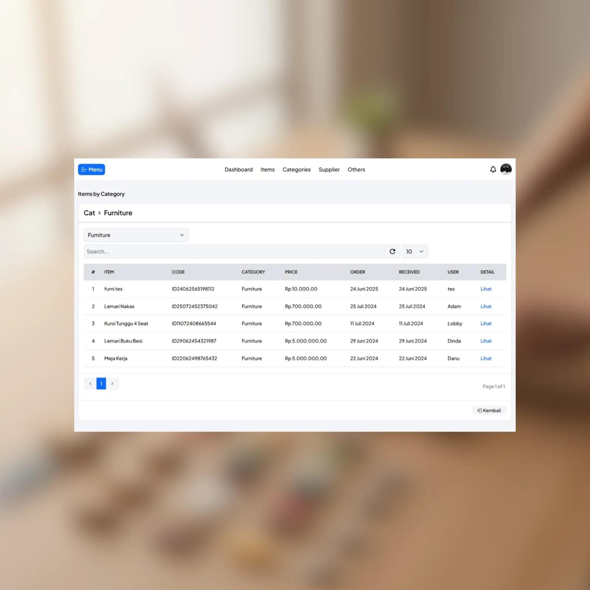 Inventory Control App — Image 5 by Danu Pratama as a Web Developer