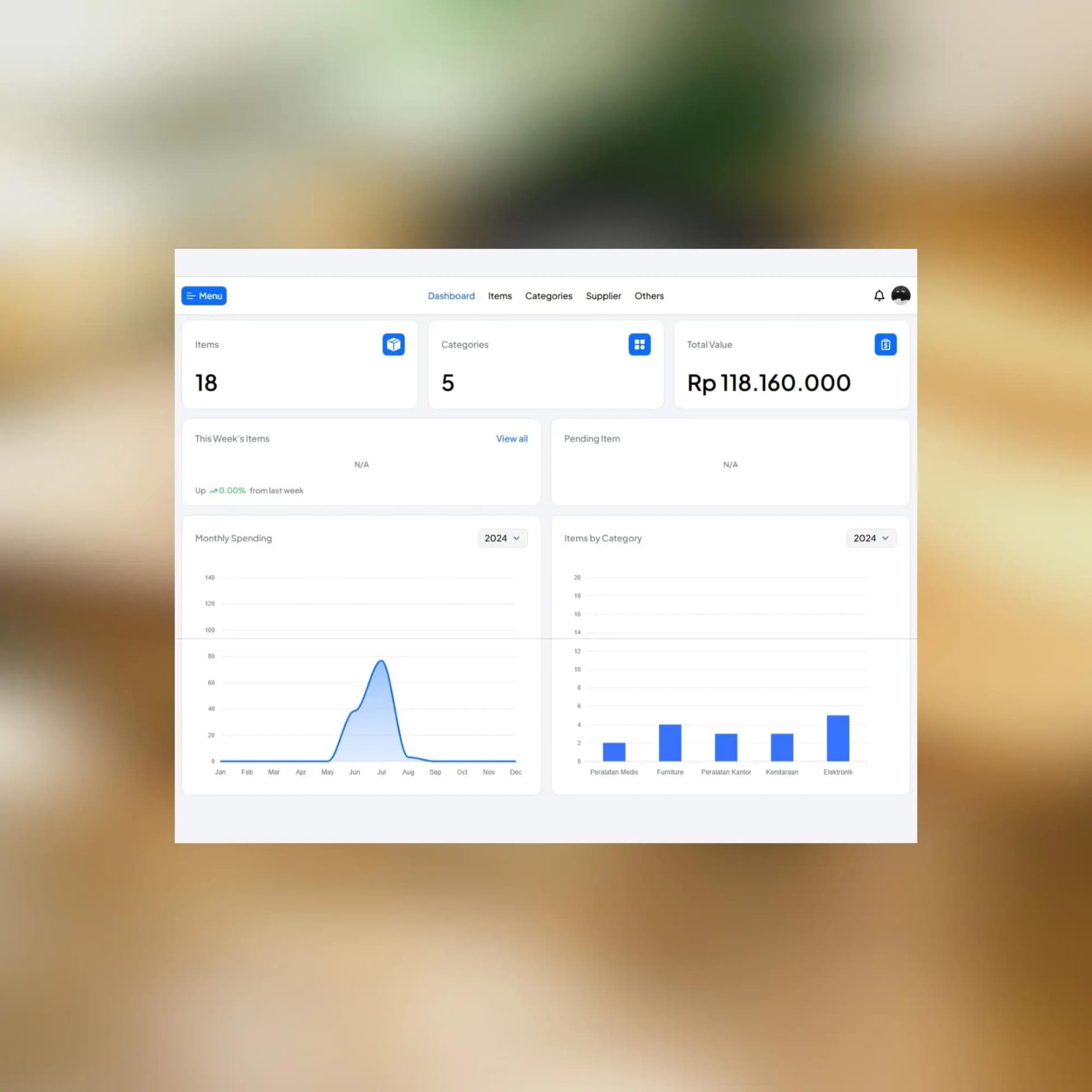 Inventory Control App — Image 2 by Danu Pratama as a Web Developer